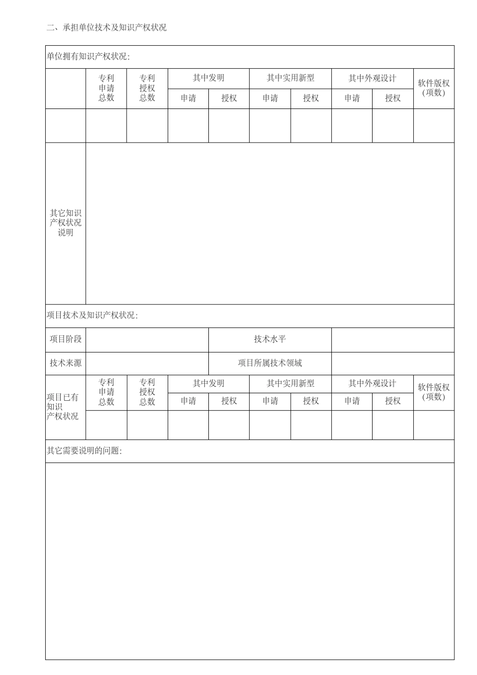 科技计划项目申报书_第3页