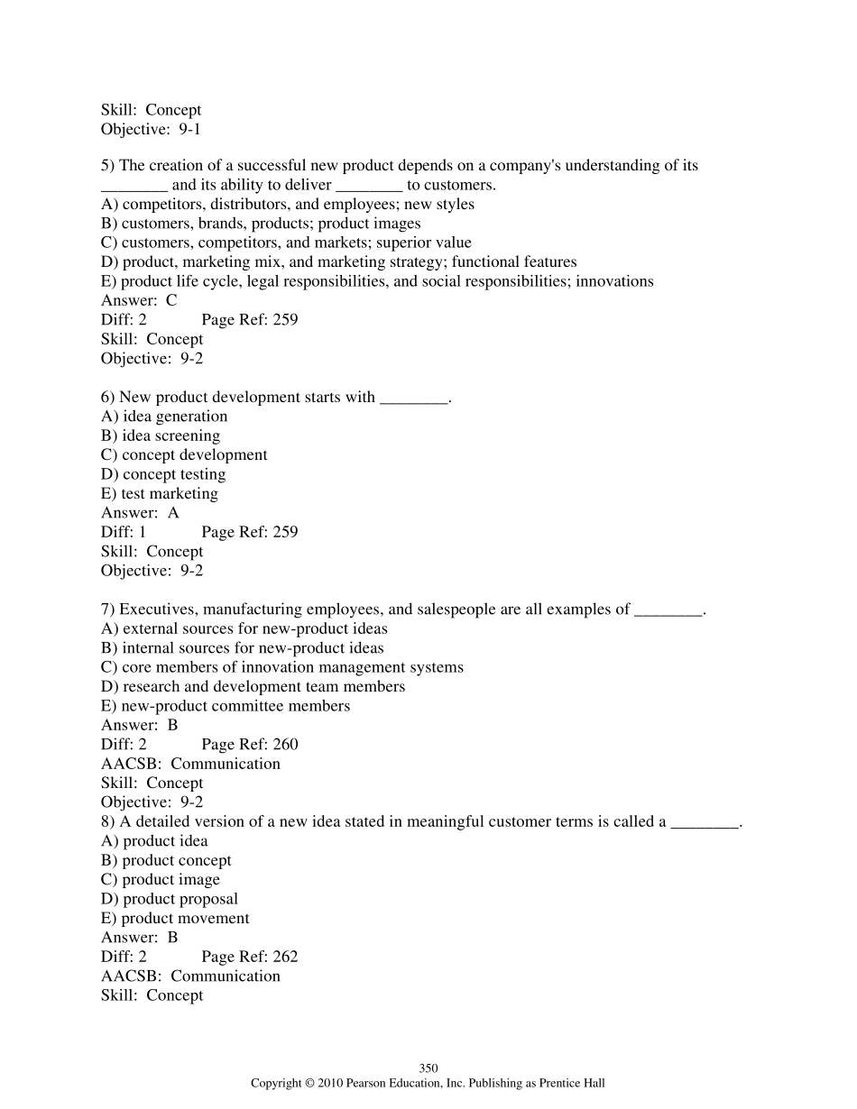 科特勒市场营销第九章习题与答案_第2页