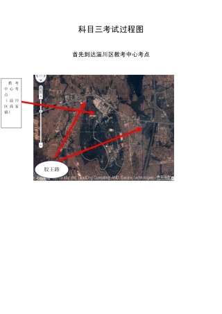 科目三考试过程图