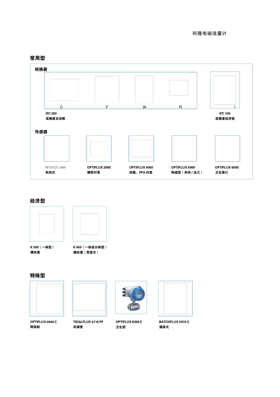 科隆流量计选型手册_第2页