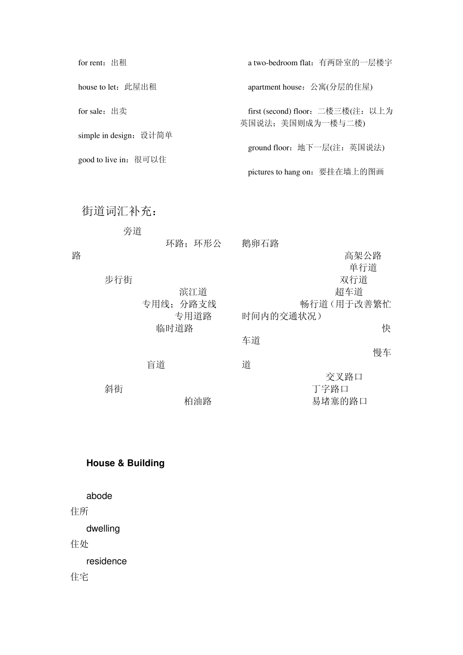 租房场景词汇补充_第3页