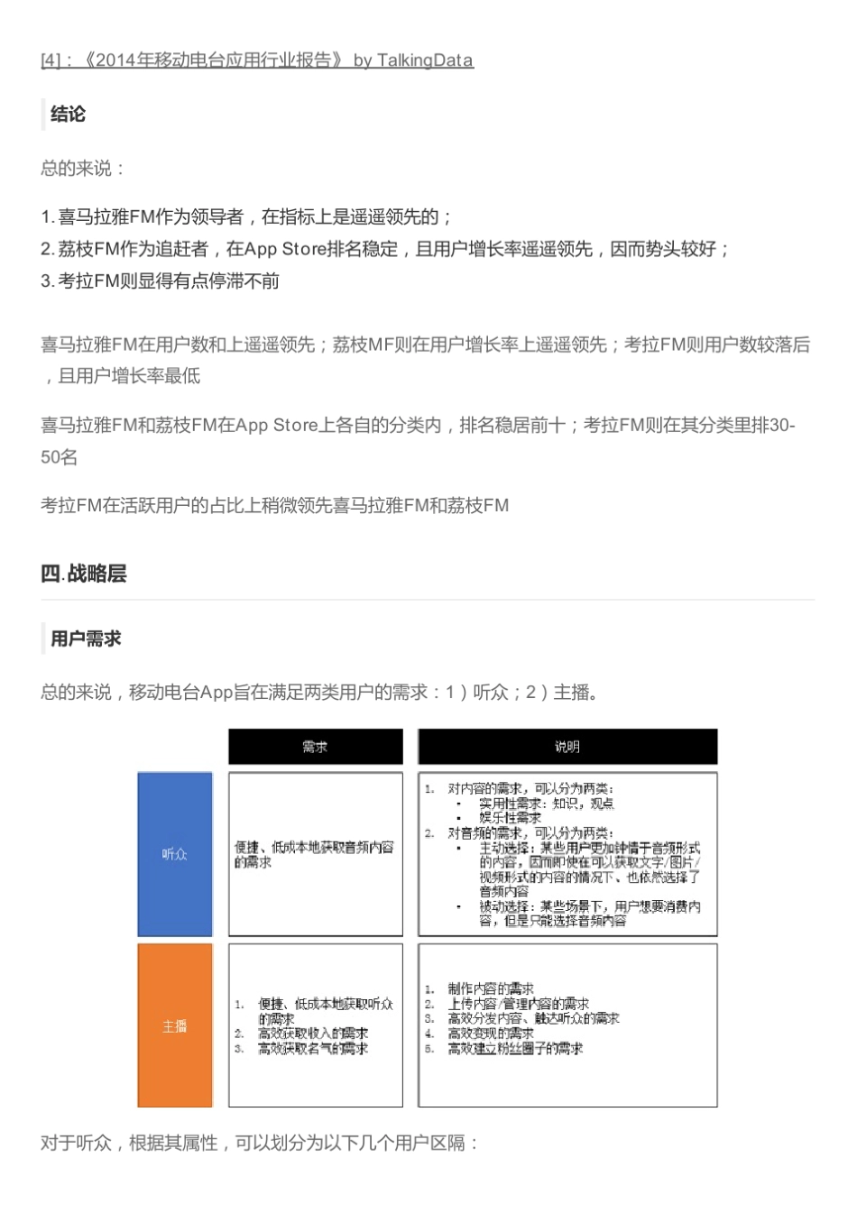 移动电台应用分析报告(下篇)：喜马拉雅FM,考拉FM,荔枝FM_第3页