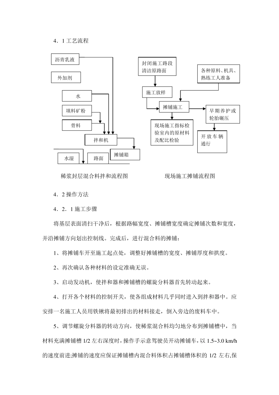 稀浆封层施工工艺标准_第3页
