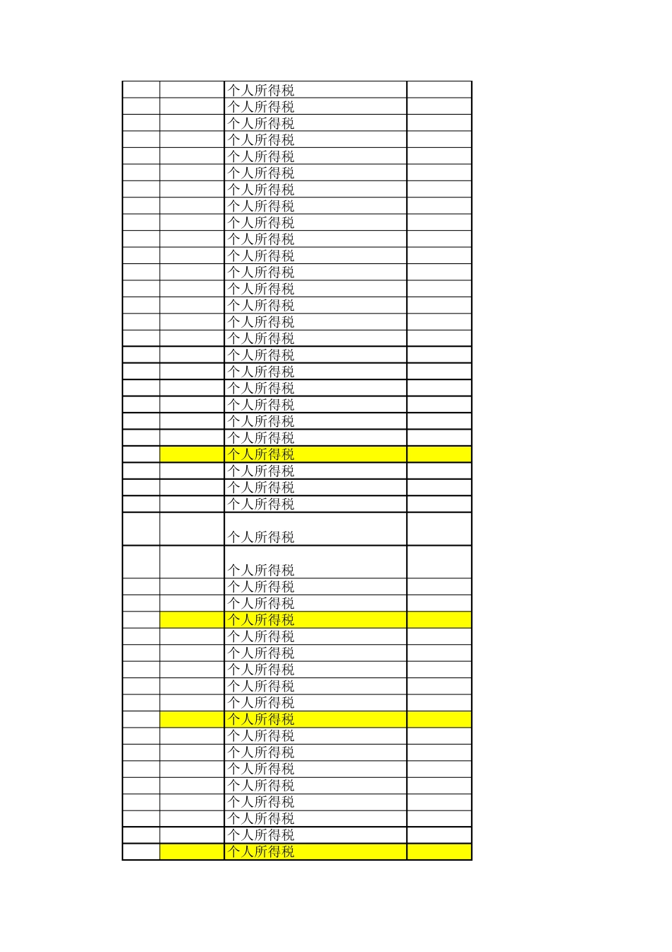 税种税目代码表_第3页