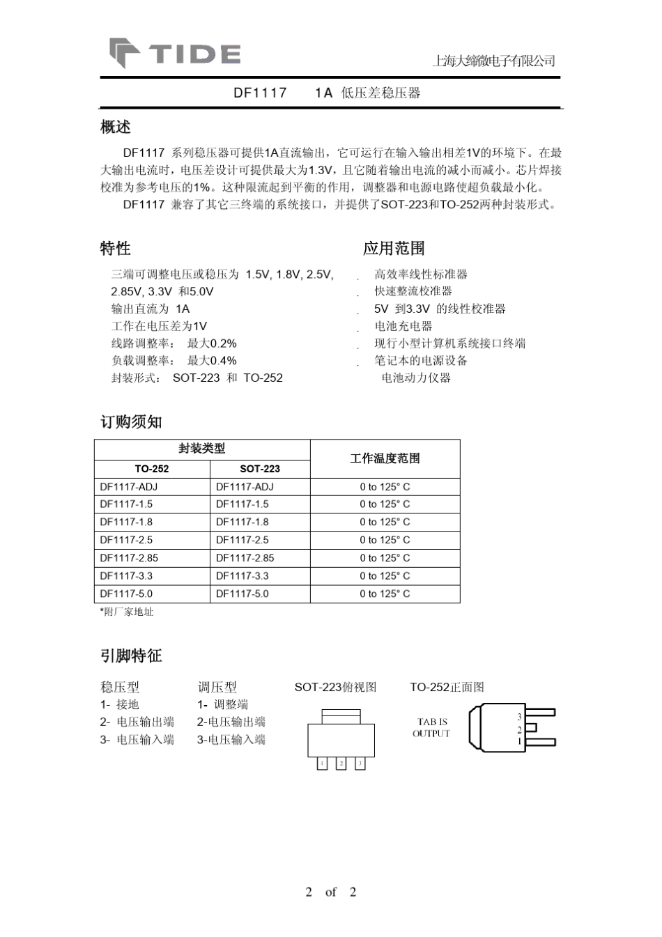 稳压器F11173.3V_第2页