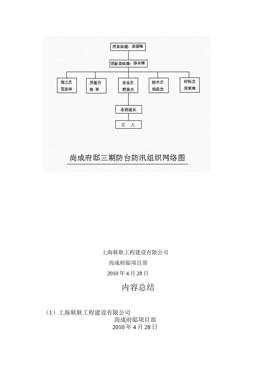 防台防汛组织网络图_第1页