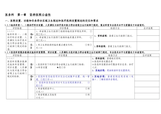 三级医院评审医务科负责部分