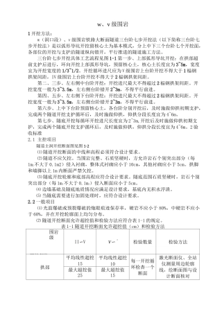 各类围岩开挖方法