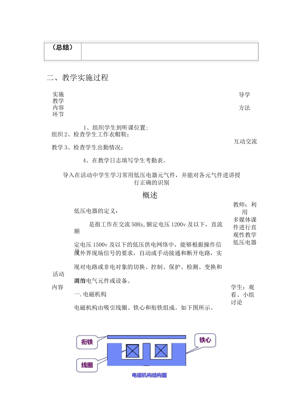 常用低压电气元件授课内容教案.._第2页