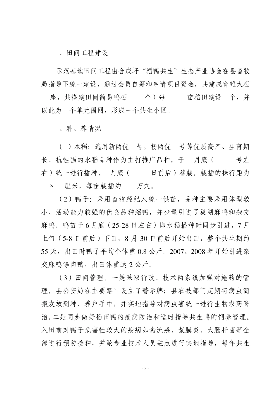 稻鸭共生调查报告_第3页