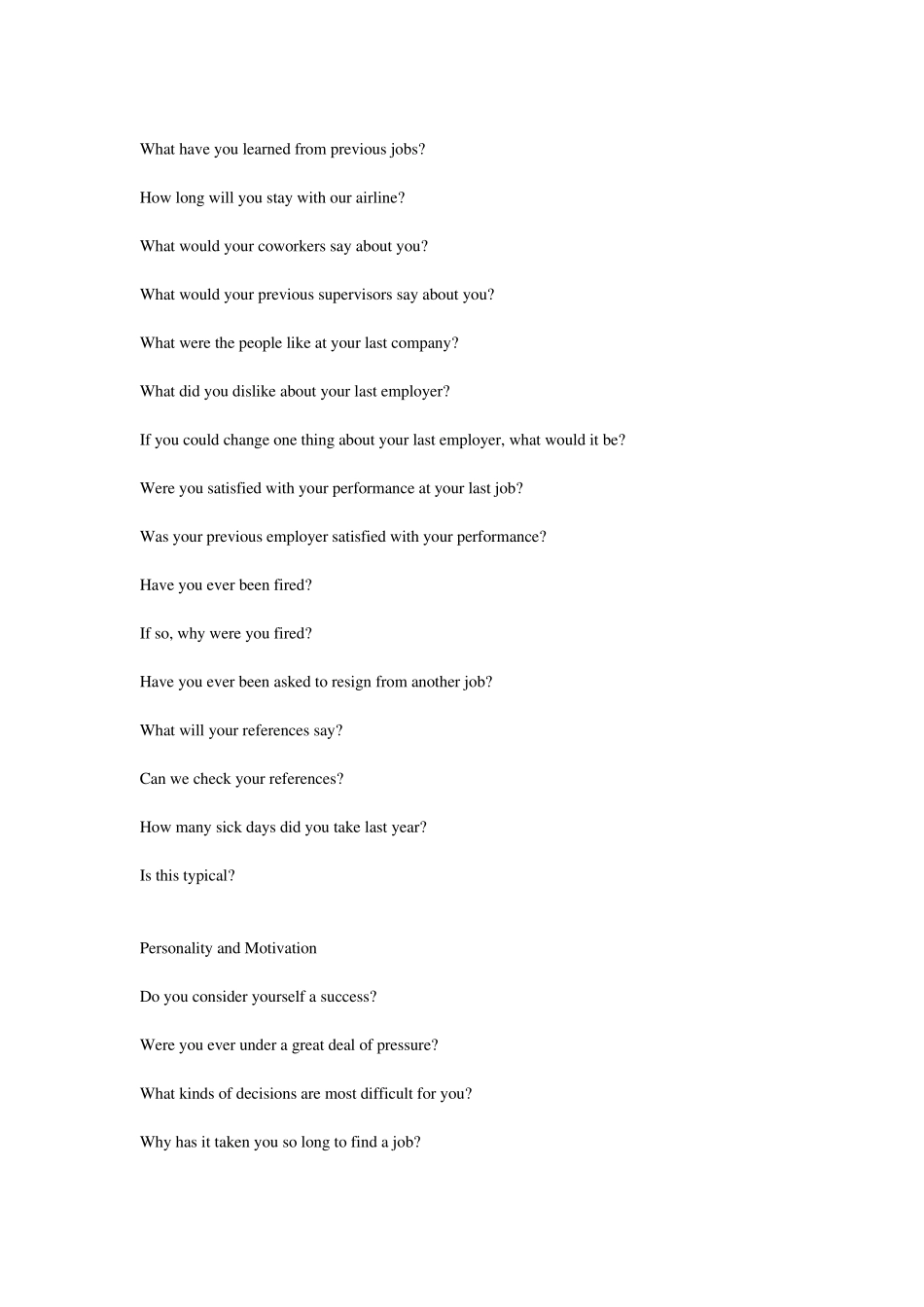 空乘面试常见问题_第2页