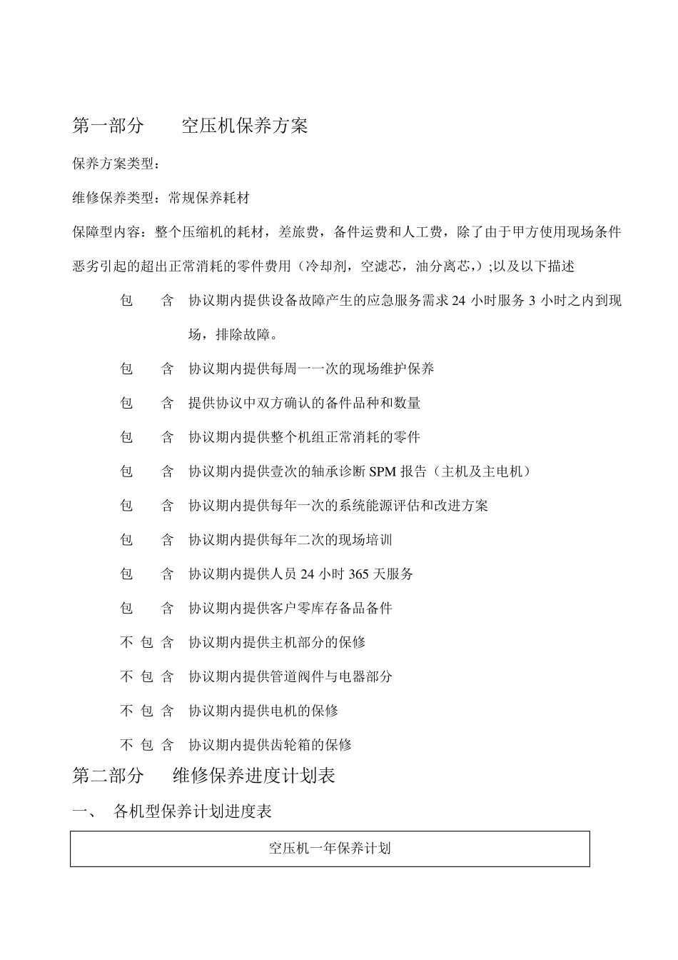 空压机年度保养方案_第3页