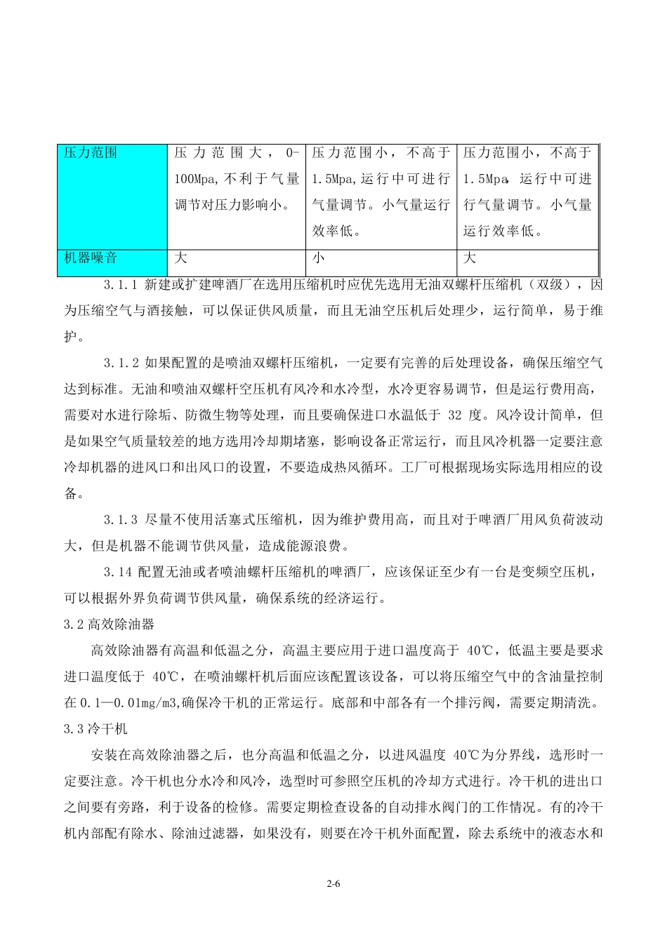 空压系统工艺流程及设备配置建议_第3页