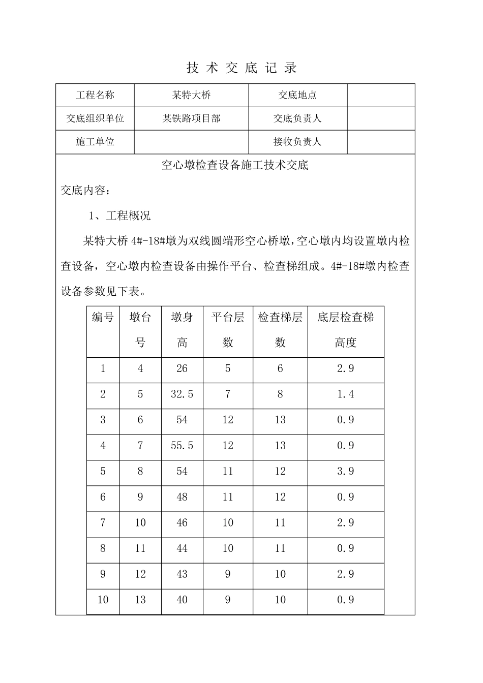 空心墩内爬梯技术交底_第1页