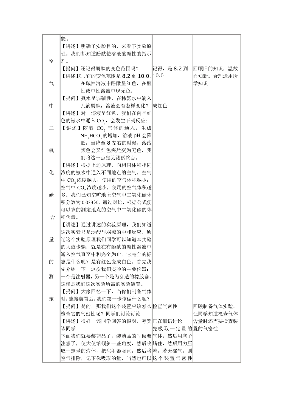 空气中二氧化碳含量的测定实验_第3页