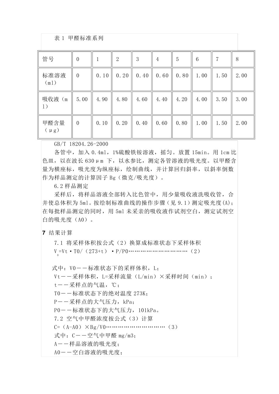 空气中甲醛的测定_第3页