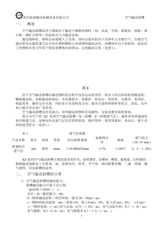 空气输送斜槽使用手册