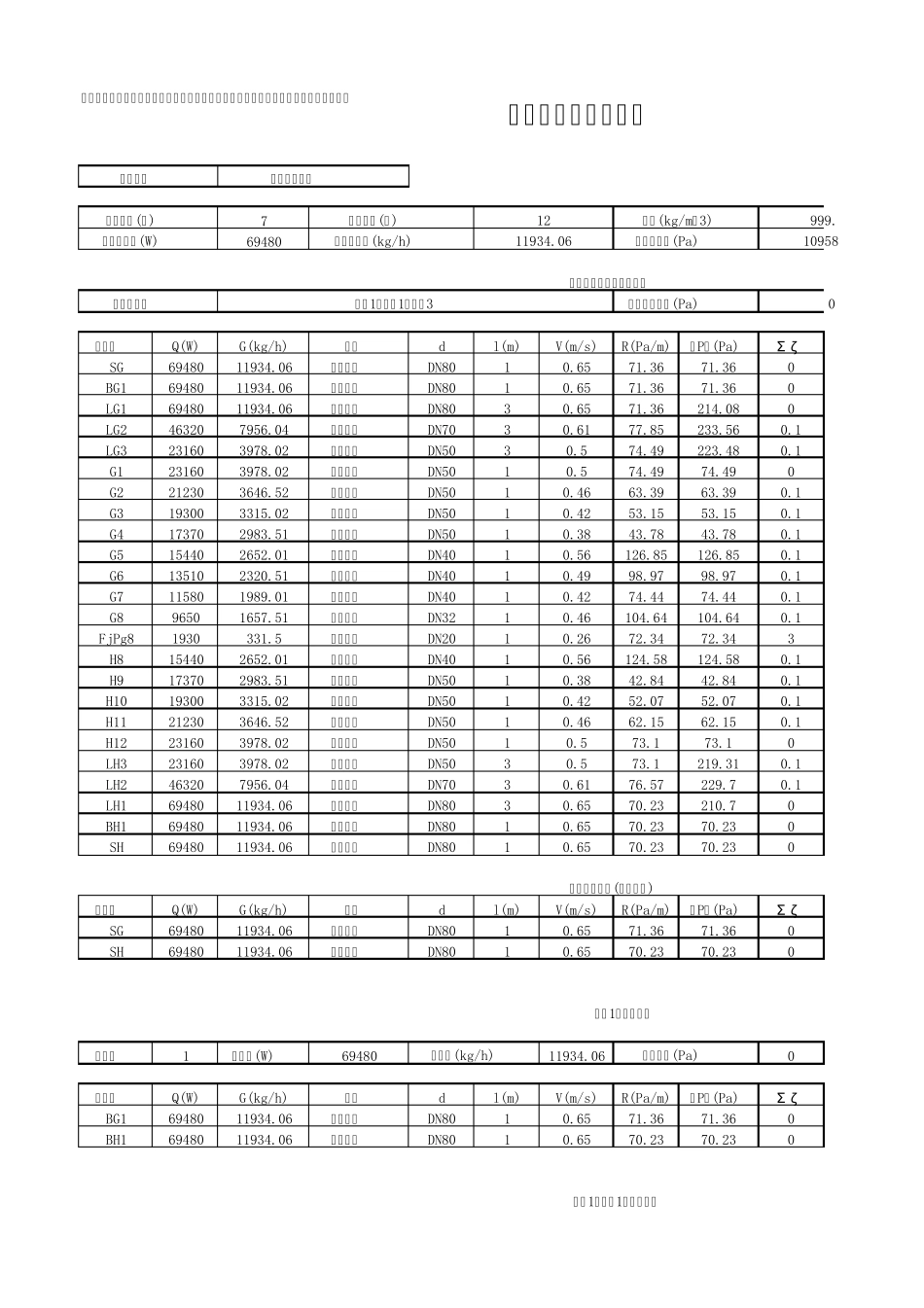 空调水力计算_第1页