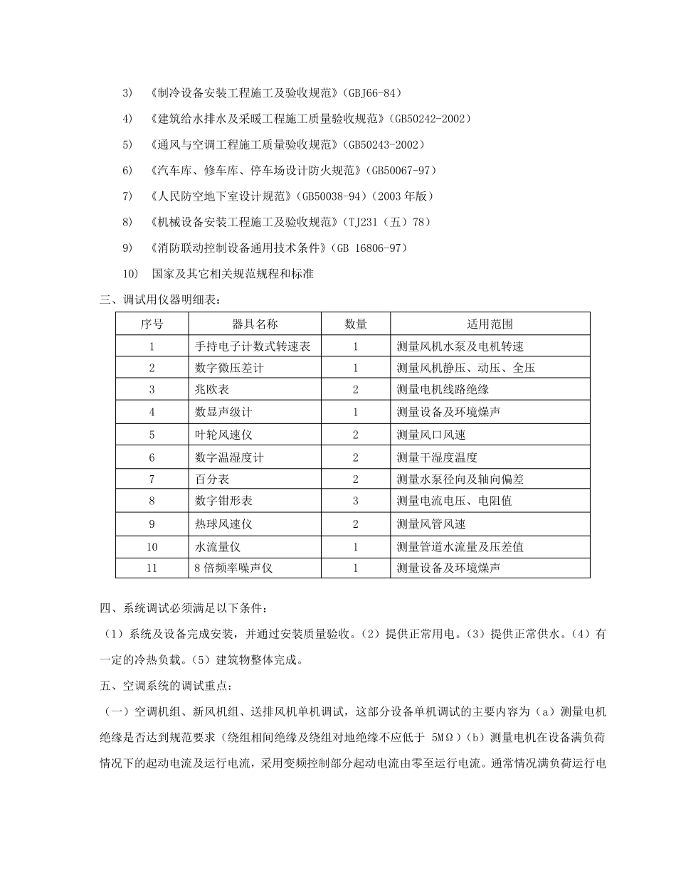 空调调试方案_第2页