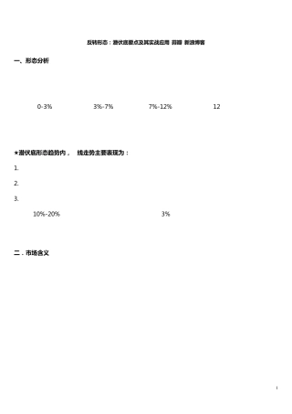 突破颈线8种形态