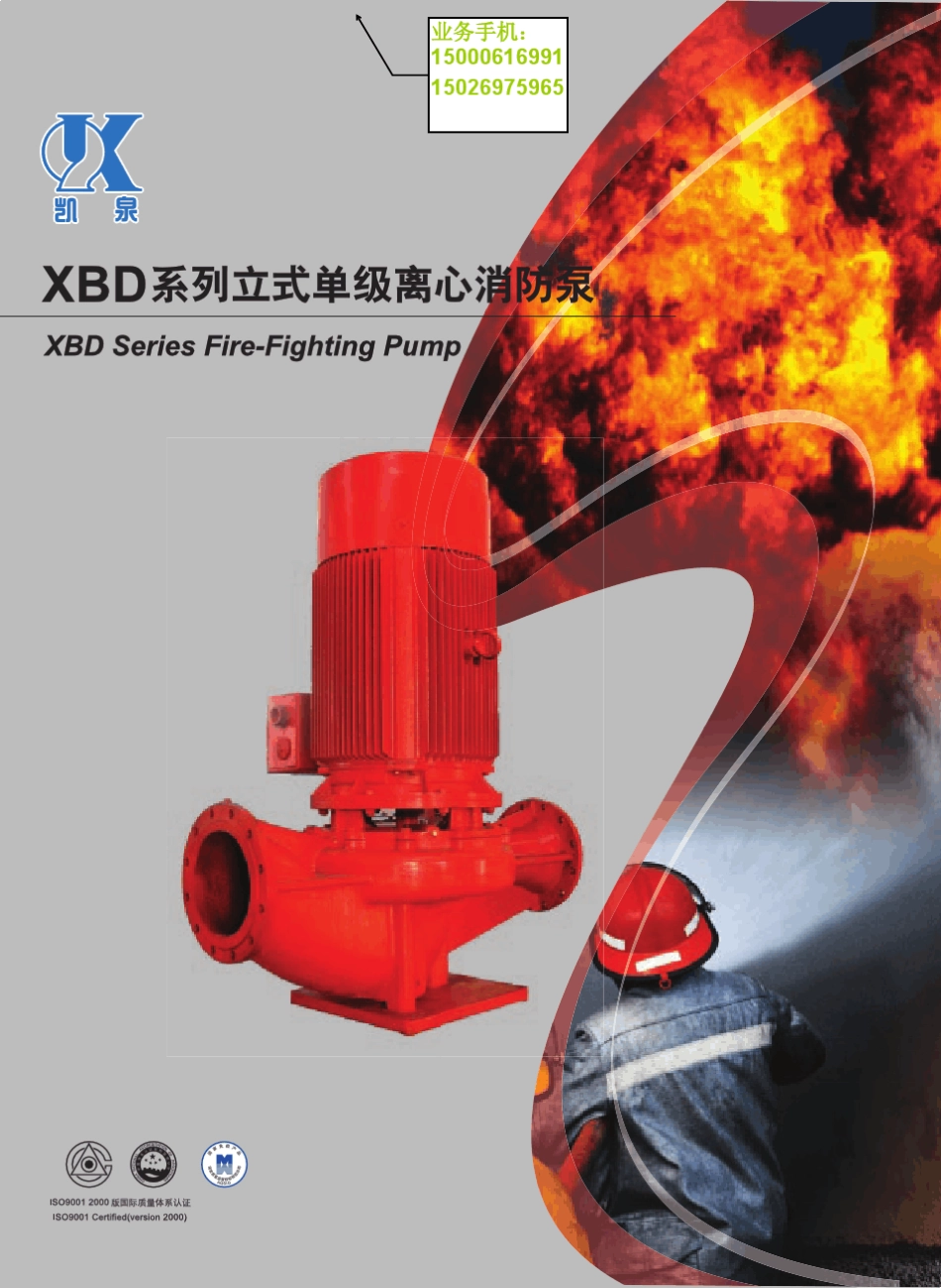 立式单级离心消防泵XBD系列_第1页