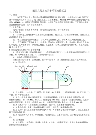 立柱、千斤顶维修工艺