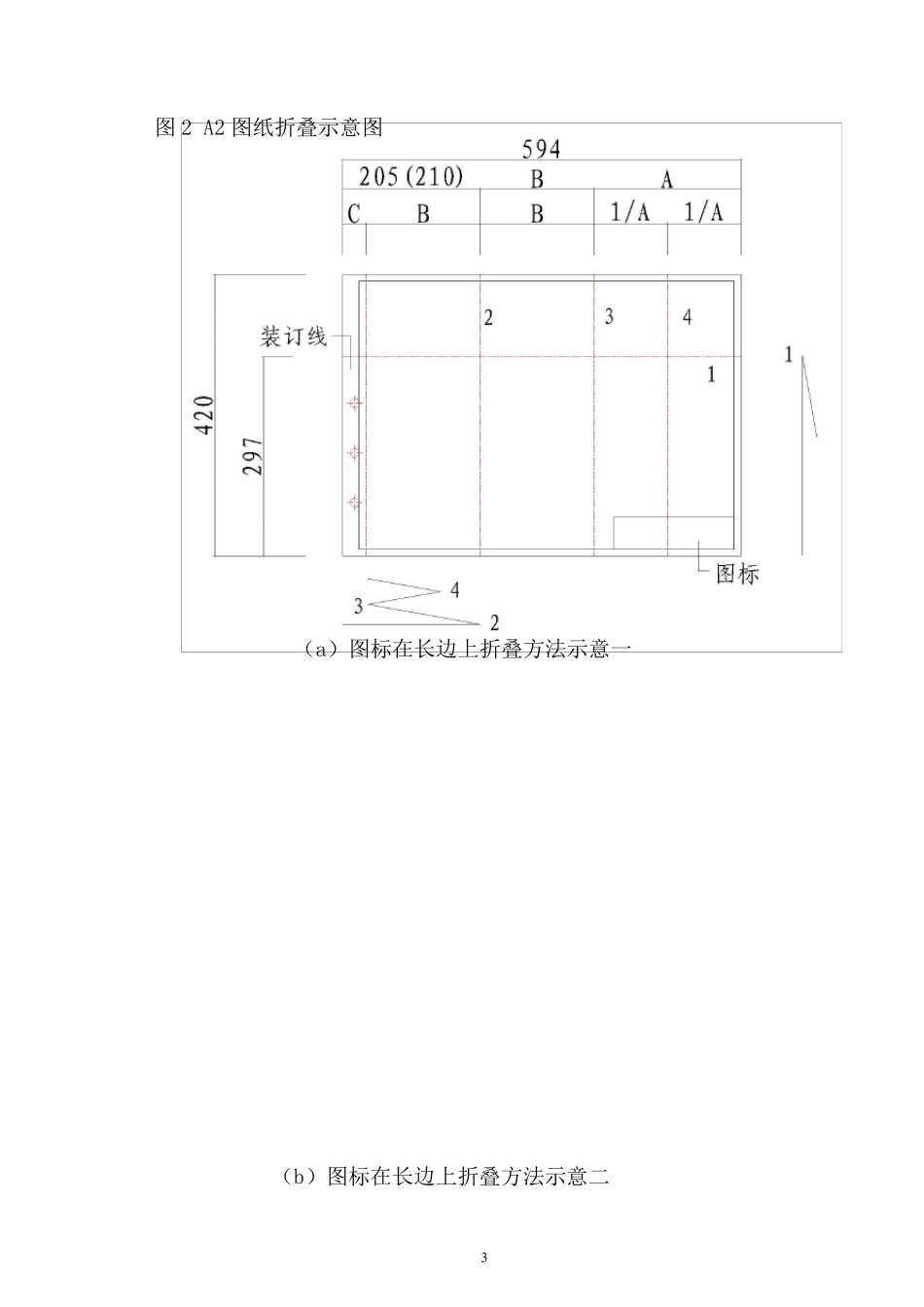 竣工图折叠示意图_第3页