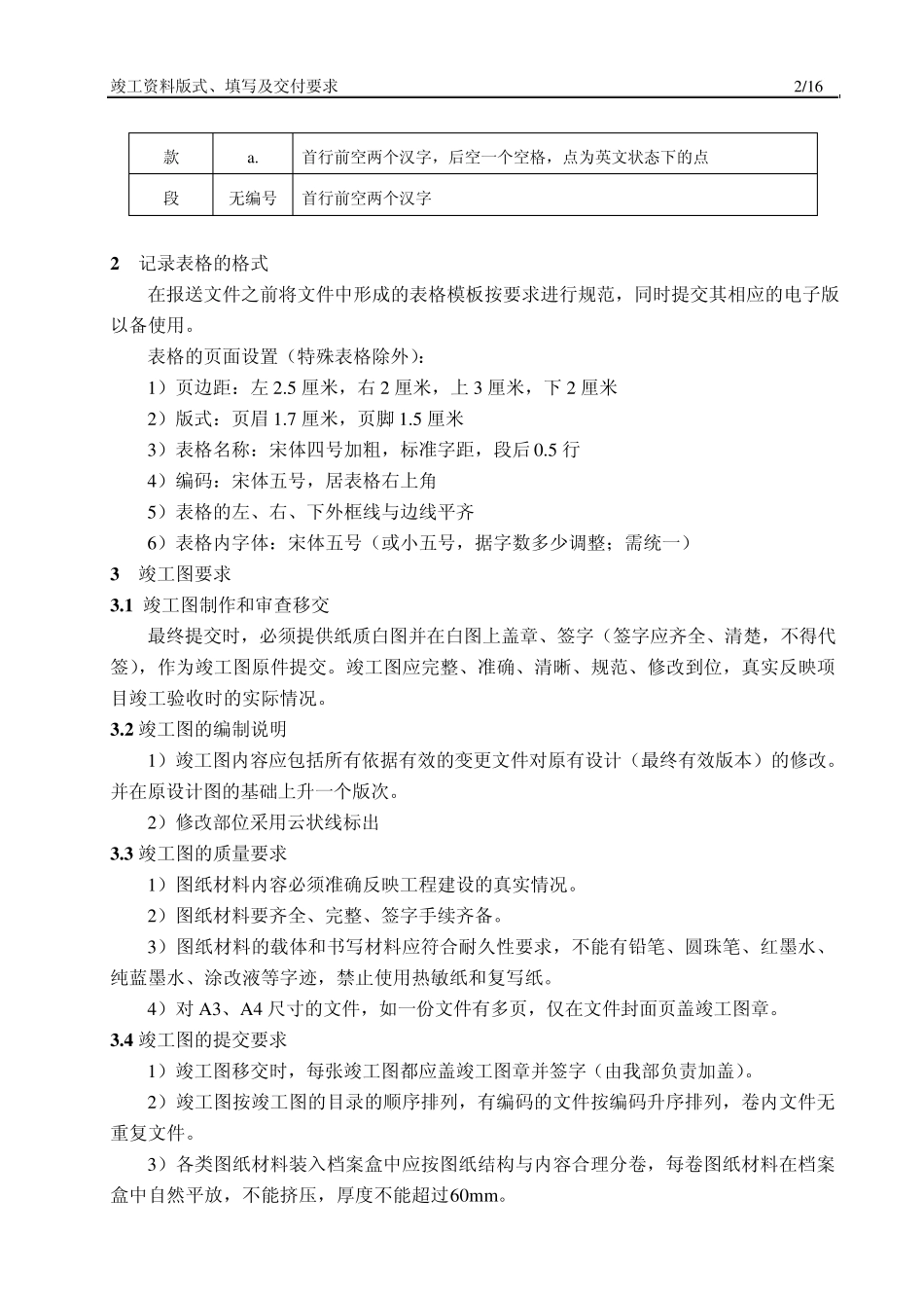 竣工资料版式、填写及交付要求_第2页