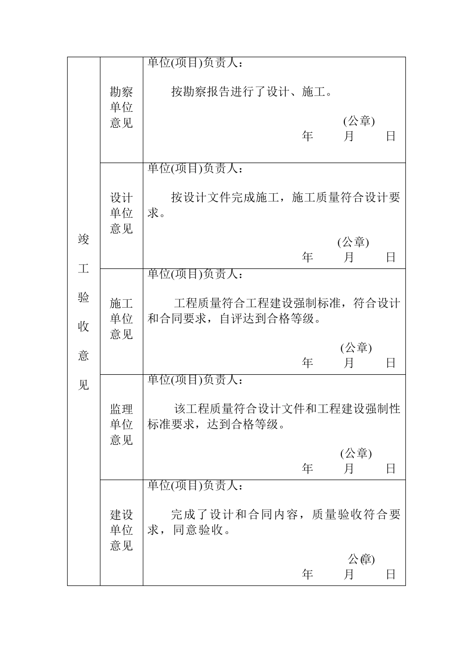 竣工验收备案表(样表)_第3页