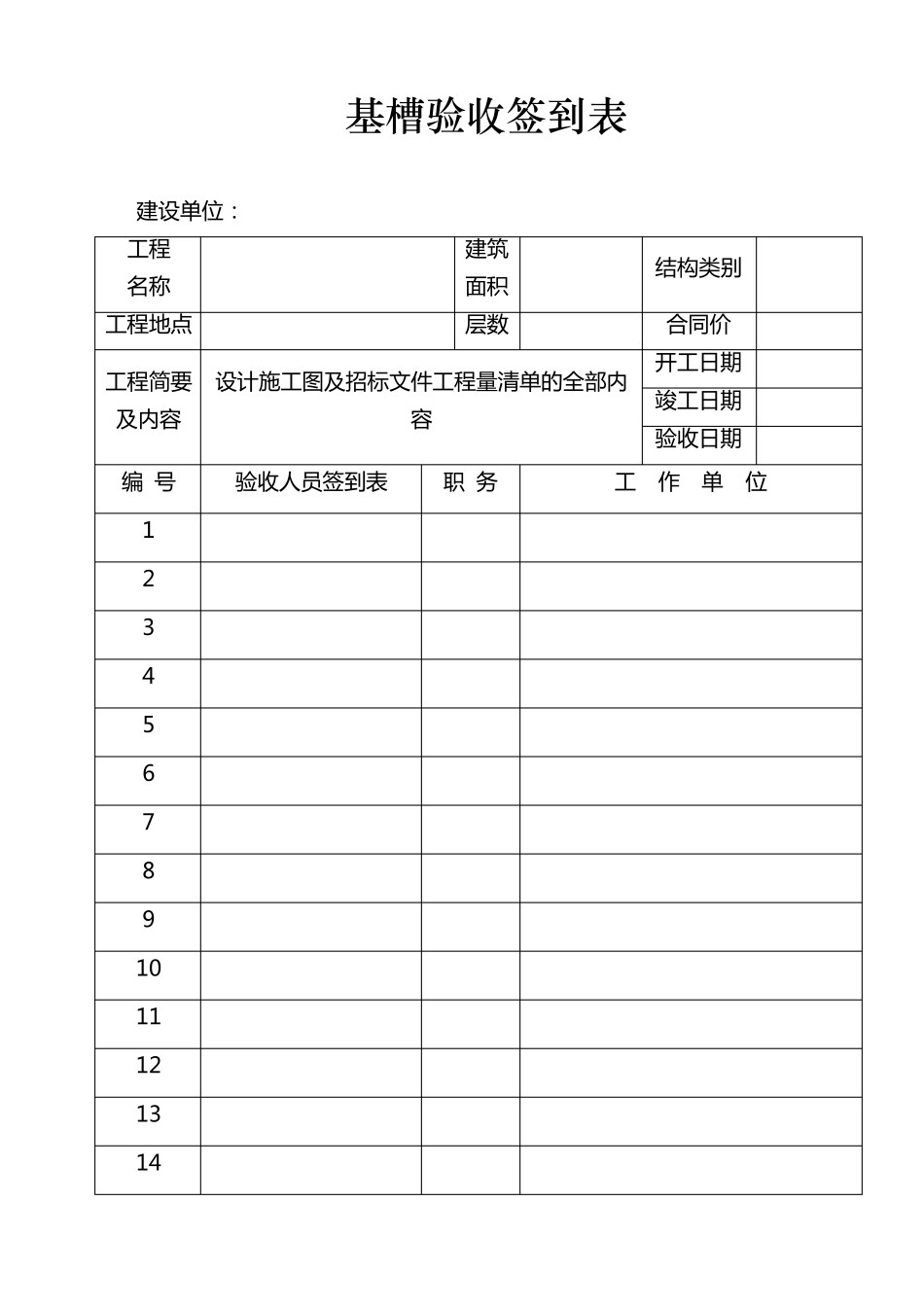 竣工验收签到表_第2页