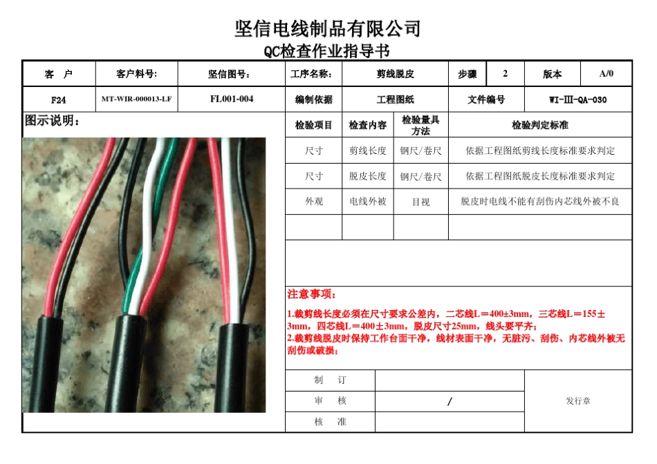端子线QC检查作业指导书(SIP)_第2页