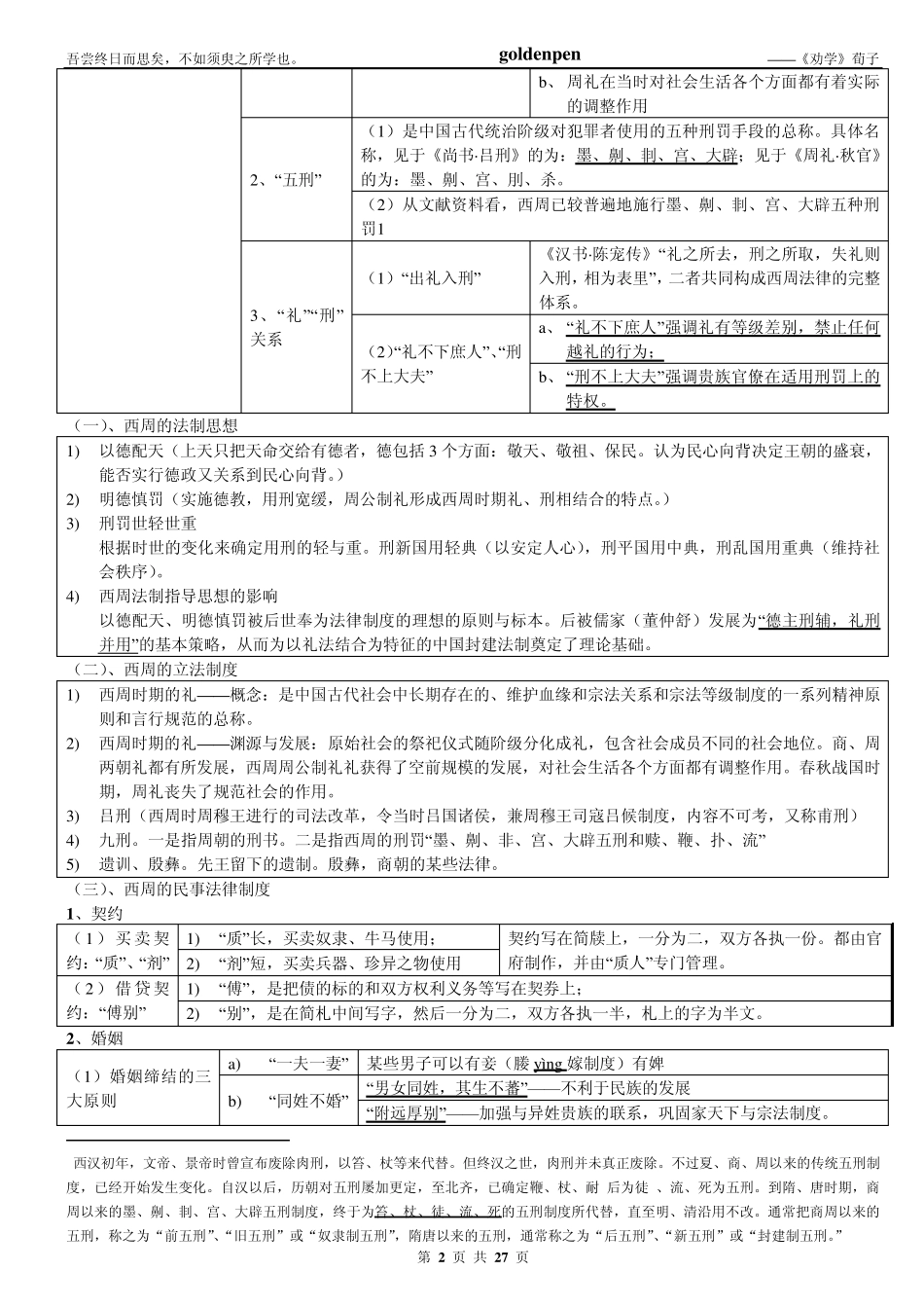 笔记——中国法制史_第2页
