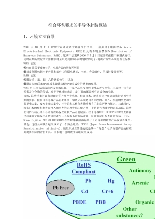 符合环保要求的半导体封装概述