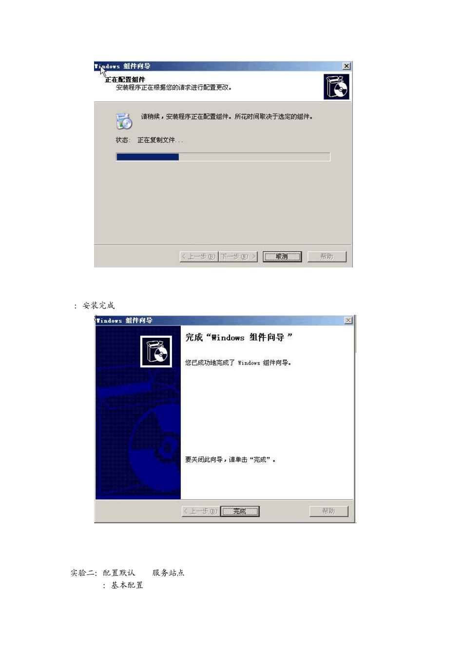 第04章Ftp实验报告windowsserver2003各种常见服务搭建_第3页