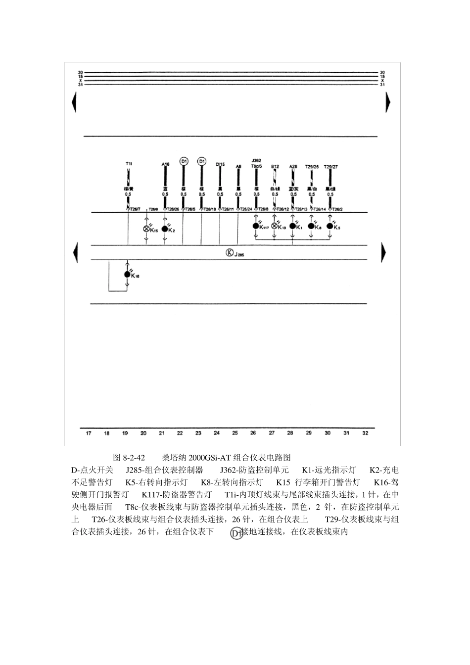 第08章桑塔纳2000全车电路图3_第2页