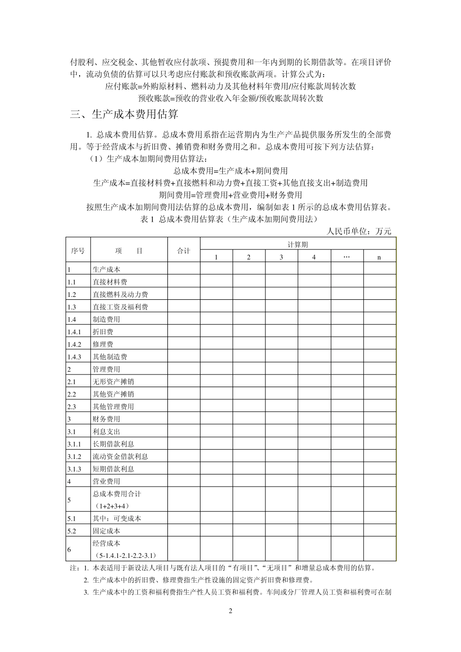 第1章建设项目财务评价(经济评价方法与参数(第三版)_第2页