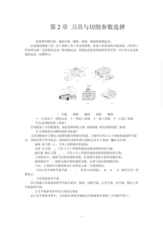 第2章刀具与切削参数选择