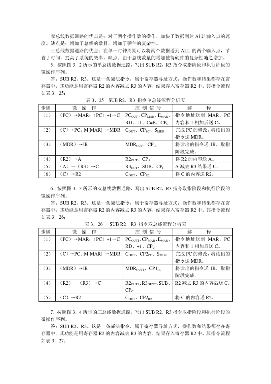 第3章CPU构成习题参考解答_第2页