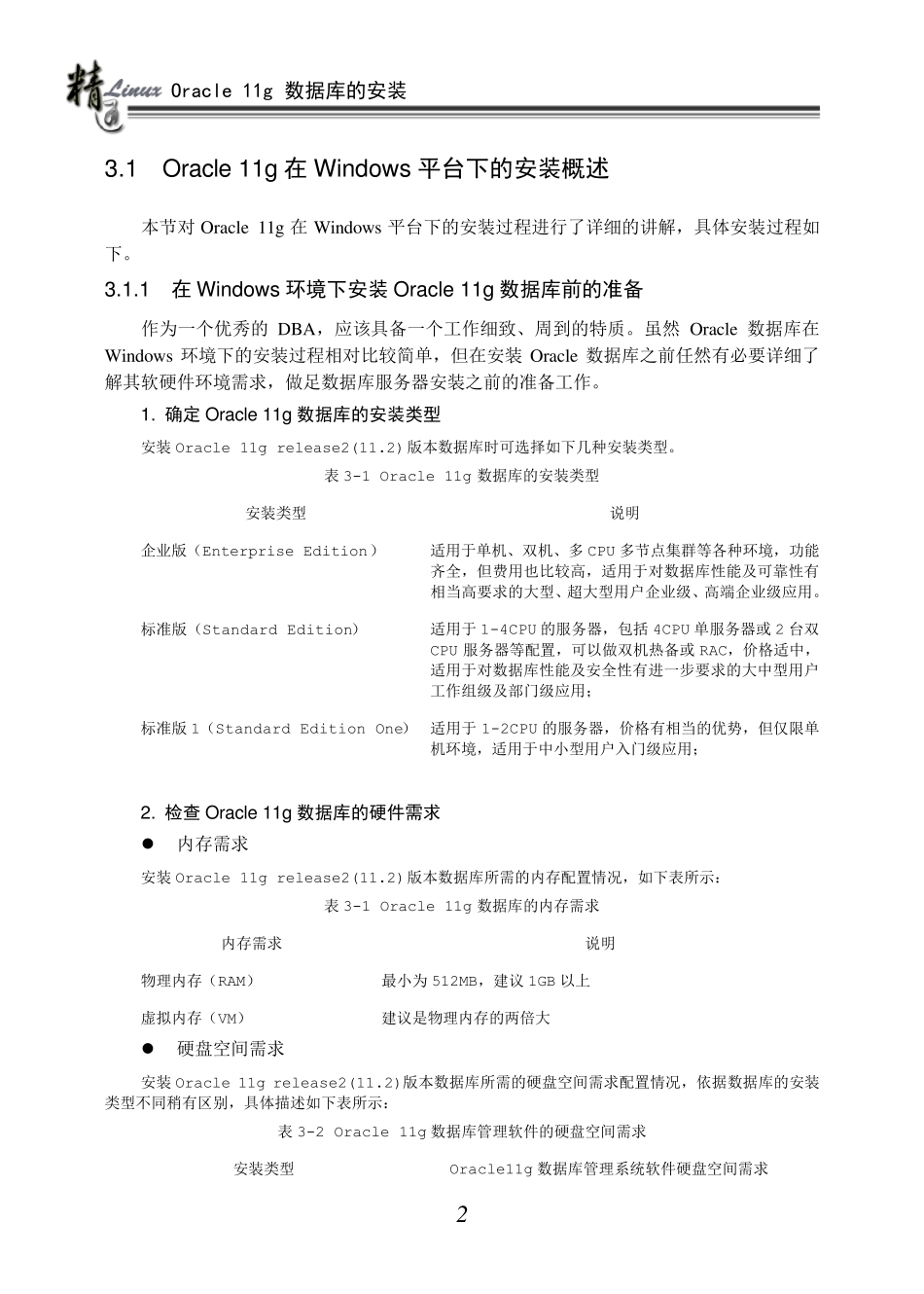 第3章Oracle11g数据库的安装_第2页