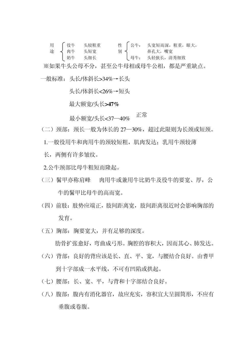 第3章牛的体型外貌及其鉴别_第2页