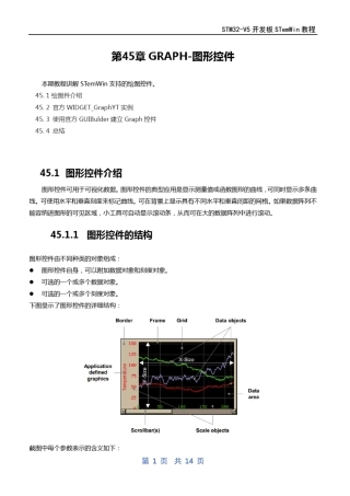 第45章emWin(ucgui)GRAPH图形控件