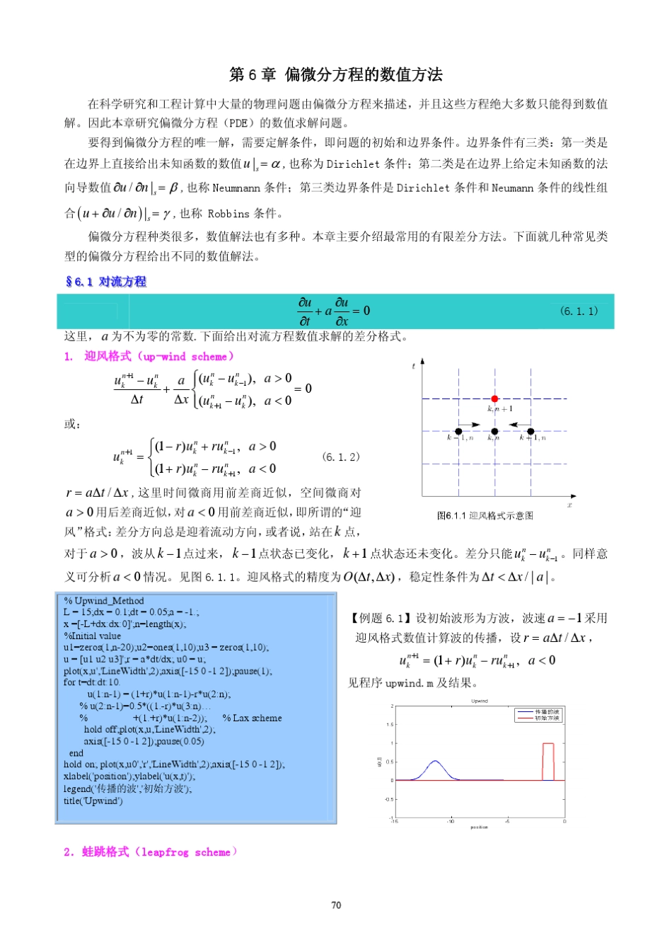 第6章_偏微分方程数值解法_第1页