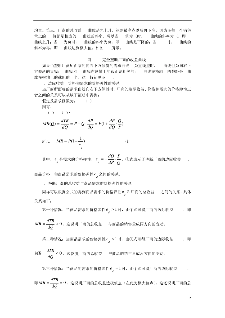 第7章完全垄断市场与垄断竞争市场_第2页
