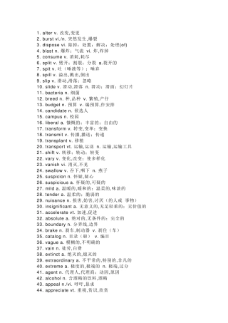 高中英语考试阅读理解高频词690个