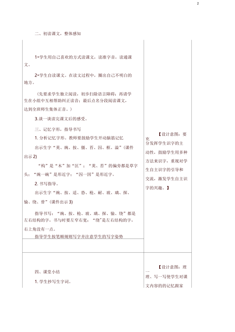 部编四年级上册语文一个豆荚里的五粒豆教案_第2页