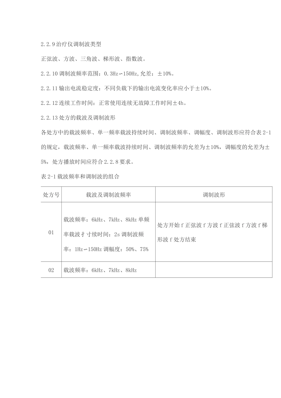 中频治疗仪产品技术要求dieheyian_第3页