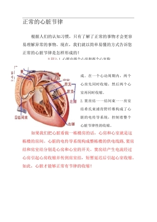 心律失常科普宣传手册