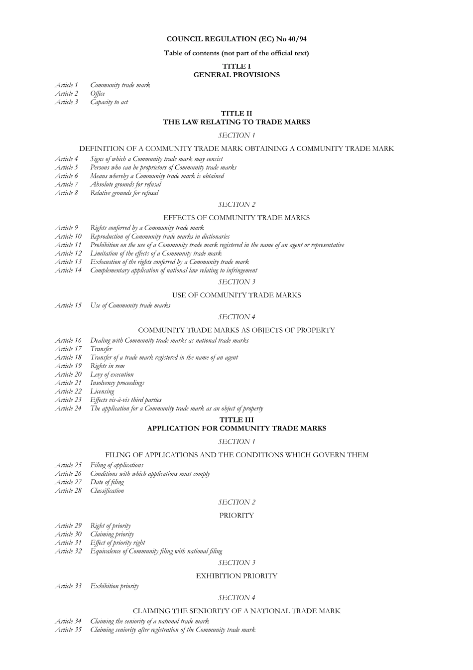 第9条欧共体商标所赋予的权利(英文版)_第1页