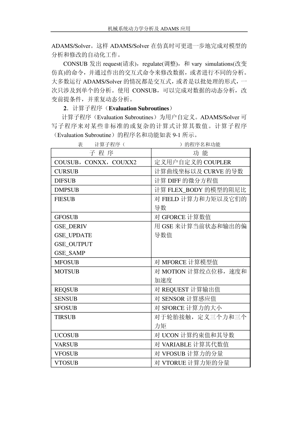 第9章ADAMS用户子程序_第2页