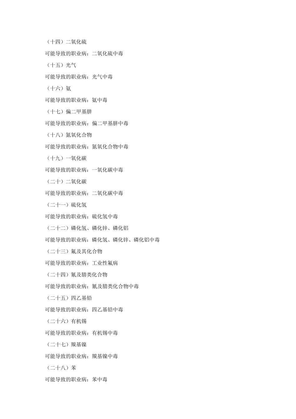 职业病危害因素的分类主要有哪些_第3页